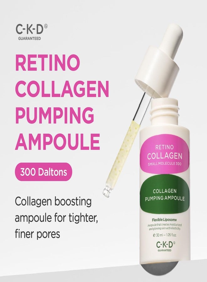 CKD Guaranteed CKD Retino Collagen Pumping Ampoule – Firming & Pore-Refining Facial Serum for Skin Elasticity. Enhances Collagen, Improves Skin Texture & Tone, Strengthens Skin Barrier, Korean Skincare, 1.01 fl oz - Image 2